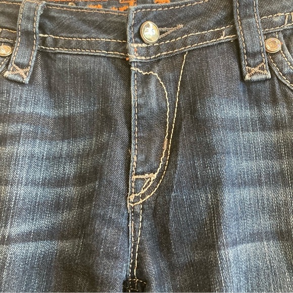 ROCK REVIVAL  Sz 30 Kathy Embellished Rhinestone Slim Leg Skinny Mid-Rise Jeans - Picture 15 of 16